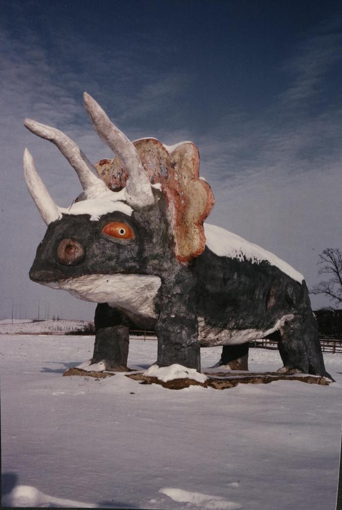 Triceratops in snow MKDC 4 23 80 cropped